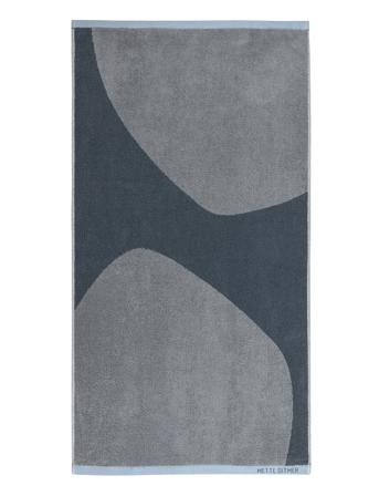 Rock Bath Towel Home Bathroom Textiles Towels & Bath Towels Blå Mette Ditmer