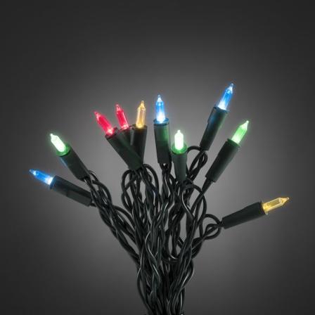 Konstsmide 6304-520 Lysslynge farget LED, grønn kabel 14,85 m, Belysning