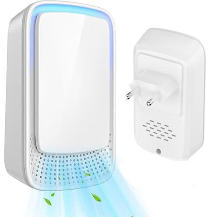 Bærbar Luftrenser med Ionfunktion – Fjerner Støvpartikler, Forurening & Lugt