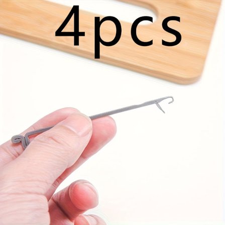 4 stk. Hæklesæt til reparation af sweater til strikkebegyndere og -entusiaster, gør-det-selv-håndsætningssæt