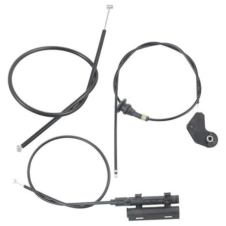 3 kpl moottorin Bowden-kaapeli konepellin vapautusvaijeri For- E39 525i 530i 51238176595 51238190754 51238176596