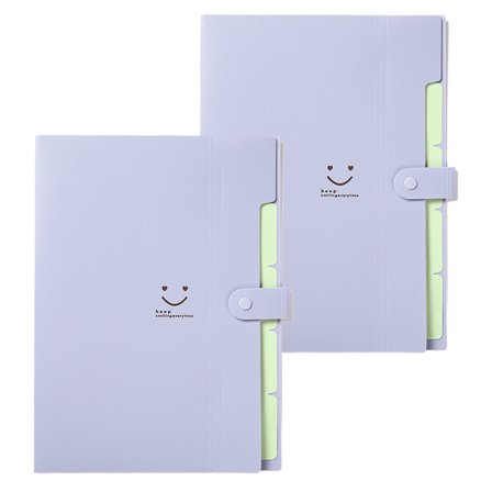 2 st godisfärgade mappar A4 mapp filväska Organ väska Test papper fil förvaringsväska