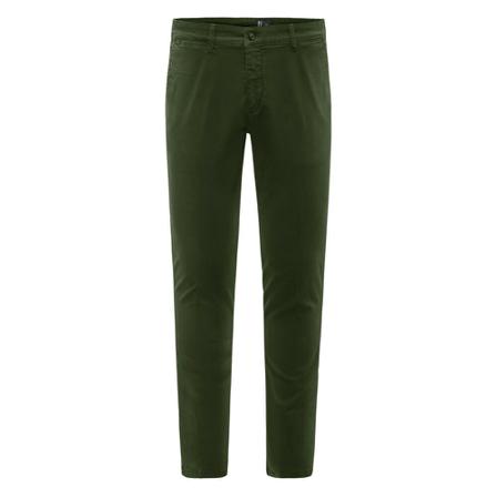 BomBoogie, Cotton Trousers with Chino Pockets Groen, Heren, Maat:W38