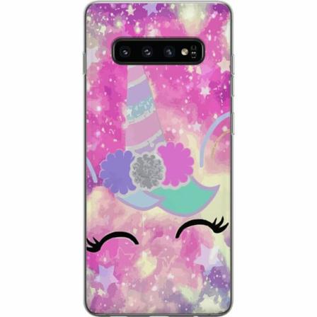 Samsung Galaxy S10 Mjukt Skal - Unicorn Enhörning
