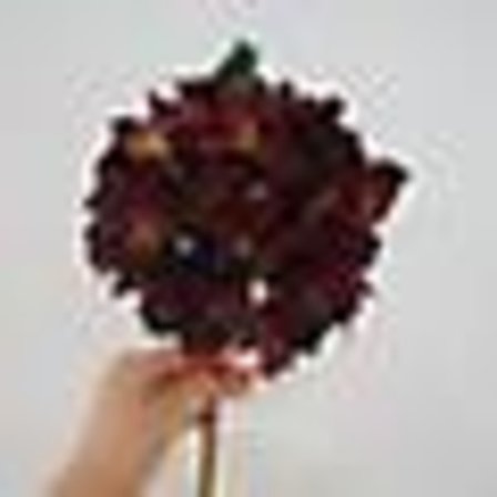 Hortensia, Kunstige Blomster, Kunstige Blomster Med Kokskant, 3-delt Bukettdekorasjon, Farge: Lilla Og Svart