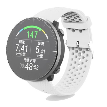 Justerbar armbånd i silikone til Polar Vantage M