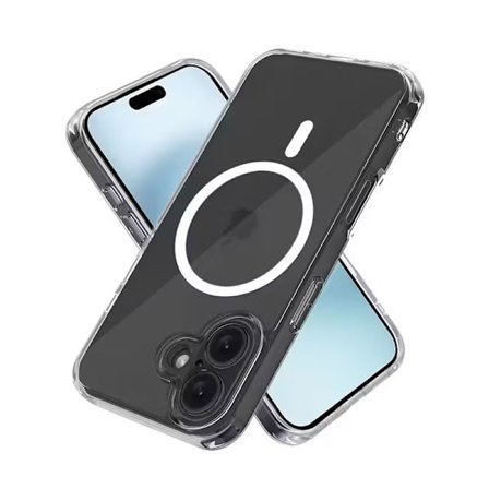 iPhone 16 Magsafe Skal Stötdämpande Transparent