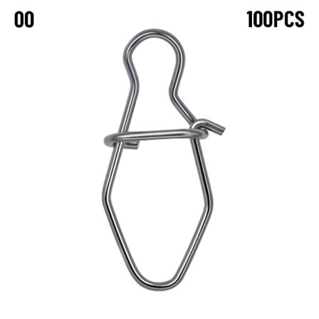100ST Fiske Hängande Snap Barrel Swivel 00 00 00