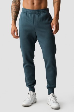 ICANIWILL - Everyday Tapered Sweatpants Dark Dusty Teal - Hosen - Herren - ICIW