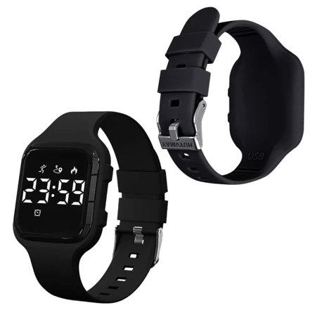 Skridttæller Ur Uden App/Telefon, IP68 Vandtæt Digitalt Ur