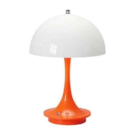 LED-sienilamppu USB-latauksella, säädettävä kirkkaus, pöytälamppu, oranssi