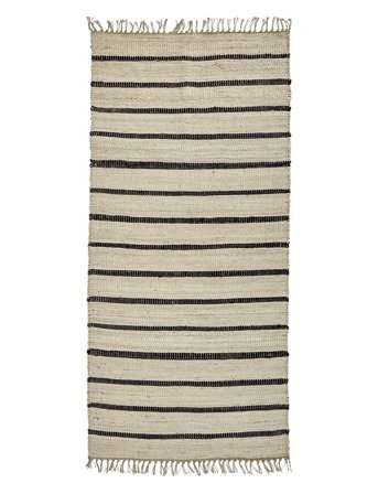 house doctor | Tæppe, Hdsima, Sort/Natural | 200X90CM