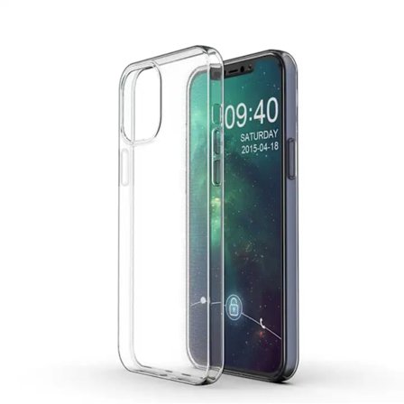 iPhone 13 Skal Genomskinligt Transparent Silikonskal TPU