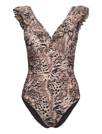 crās Agnescras Swimsuit - Brown - 34