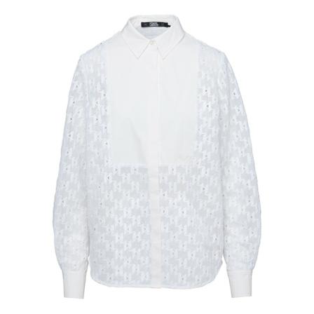 Karl Lagerfeld Shirt Hvid, Dame Skjorter