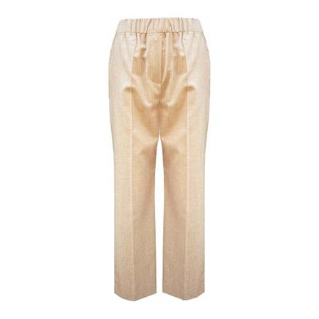 Max Mara Weekend, Pants Beżowy, Kobieta, Rozmiar: S