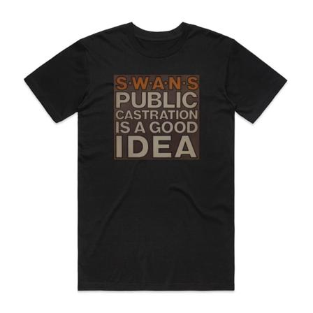 Swans Public Castration är en bra idé 1 Album Cover T-Shirt Svart S