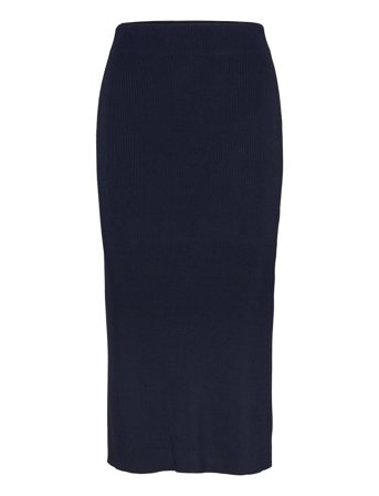 Lauren Ralph Lauren Matte Rayon/Nylon-Sweater Skirt - Black - XS