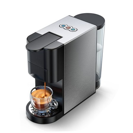 HiBREW 5-i-1 Elektrisk Kaffemaskin: Mini, Espresso, Bærbar for Camping og Reise med Avtakbar 800ml/27oz Vanntank