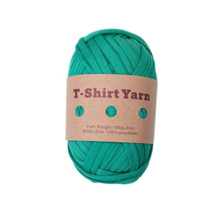 Tykt strikkegarn, elastisk stof T-shirt garn, spaghetti garn til håndlavede DIY tasker, tæpper og puder