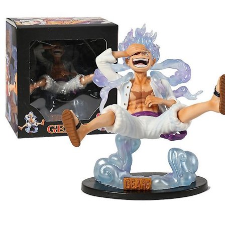 One Piece Fifth Gear 5 Sun God Luffy Nika Collectible Figure Model Doll Decoration Toy