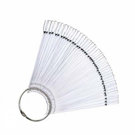 Display tips, glat prøvekort / display med tips i plexiglas