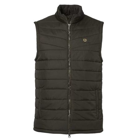 Chevalier Quintin Padded Vest Men Leather Brown