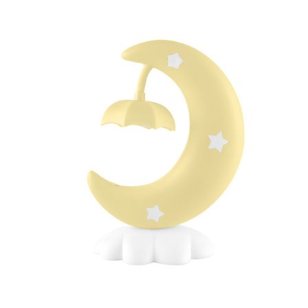 1 stk. (Gul, 4.2v) Mini Kreativ Liten Bordlampe for Studenter