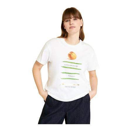 Marina Rinaldi, Jersey T-Shirt Wit, Dames, Maat:L