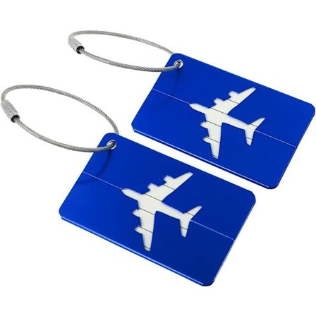 sourcing map 2 st Bagagetagghållare Resväska Tagg Adress Namn Tagg