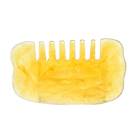 Luonnollinen Guasha-kivilevy Hartsi Hierontakampa Gua Sha -levy Pään hierontalaite Kaapimet Vartalotyökalut Terveyshoito