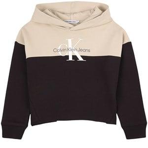 Kids - Calvin Klein Jeans Branded Color-blocked Hoodie Black 14 Years - Jumpers and knitwear - 14 years - Black