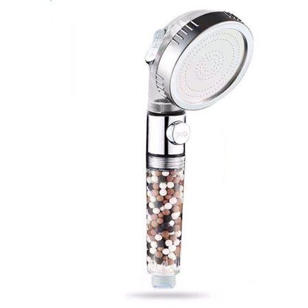 Anti-kalk filter brusehoved, multifunktionelt hydromasserende brusehoved med håndfilter