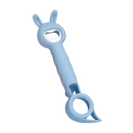 Pullonavaaja, tölkinavaaja, purkinavaaja heikoille käsille, söpö 4-in-1 monitoiminen pullonavaaja senioreille, joilla on nivelrikko/lapsen lahja