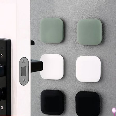 Mordely Dörrstoppare Väggskydd SQUARE-GREEN