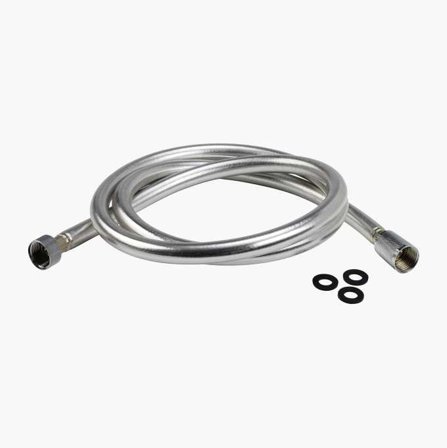 Duschslang 1 5 m silver - Biltema