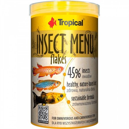 Tropical Insect Menu Flak Fiskefôr - 250ml