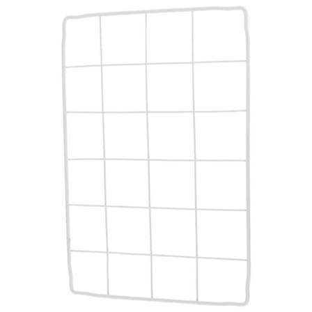 Fryseboks Skillevegg Flerlagsnett Hylle for ispinne Justerbare fryseboksrom for mat Drikke Oppbevaring Ventilert design for Fres White 30.00X20