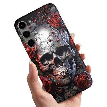 Samsung Galaxy S23 - Deksel/Mobildeksel Skull Roses
