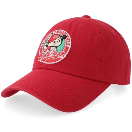 American Needle - Rood unconstructed Cap - Hiroshima Carp Ballpark Red Dad Cap @ Hatstore