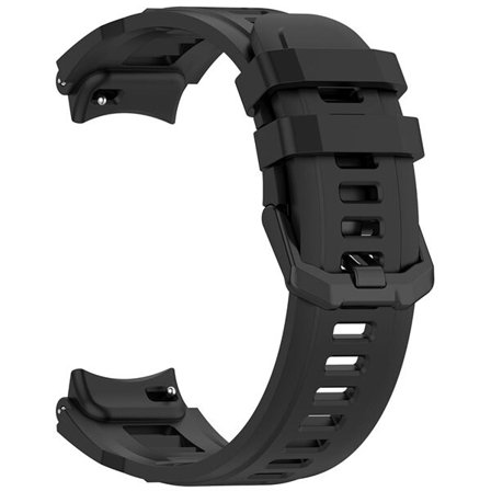 Silikonarmbånd for Amazfit T-Rex 3 Pro 48mm - Svart