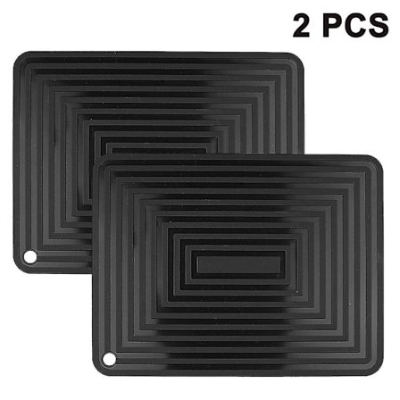 2 stk. store grydelapper fremstillet af varmebestandigt silikone, 23 x 30,5 cm