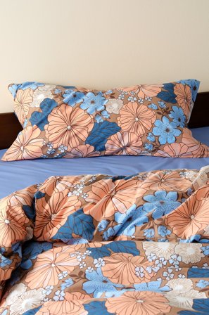 Jotex - Bold Putetrekk 50x90 Cm Brun/multi - FIORI - Kjøp Putevar hos Jotex