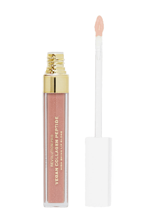 Revolution Pro Vegan Collagen Peptide High Shine Lip Gloss Läppglans Dam Rosa 4ML