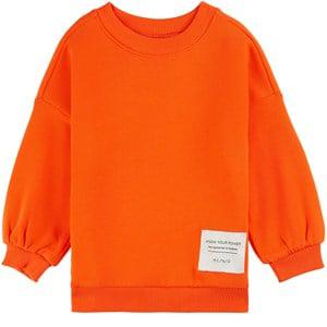Kids - MAINIO Cherry Tomato GOTS Superpower Sweatshirt 98/104 cm - Jumpers and knitwear - 98/104 cm - Red