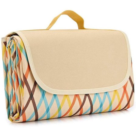 Stort Strandtæppe Vandtæt Sandtæt Picnic Tæppe Måtte Til Camping Rejser