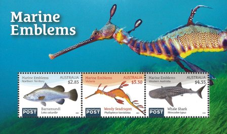 Australien - Maritime emblemer - Postfrisk miniark