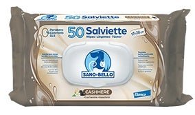 Sano E Bello Salviette Detergenti Cashmere Per Cani/Gatti 50