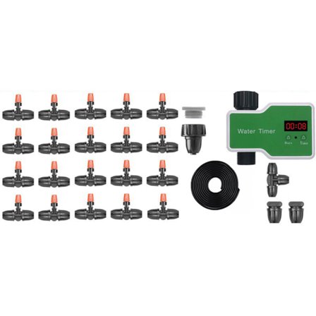 Automatisk blomstervanner timer Solenoidventil Hagevanningssystem med metallhode