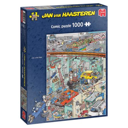 Jan Van Haasteren Cars In The Make Pussel 1000 Bitar 82036 Multifärg